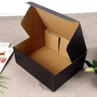 Boîte d'expédition en carton ondulé avec logo personnalisé, fermeture auto-adhésive, doublure en mousse, recyclable, taille et couleur personnalisables