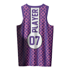 Ensemble de maillots de basket-ball sans manches réversibles pour hommes, personnalisable, sans tarif, col rond, respirant, évacuation de l'humidité, séchage rapide - Product Image 3