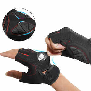 Offre Spéciale gants de cyclisme respirants entièrement personnalisés pour hommes et femmes Sports de plein air course demi-doigt Cycle gants d'élimination - Product Image 3