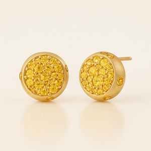 Exquis 14K or Multi pierre empilable boucle d'oreille bijoux élégants pour les femmes élégant Durable confortable luxe cadeau choix - Product Image 2