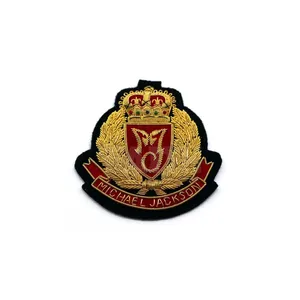 High Quality Hand Embroidered Badge New Style Embroidery Service OEM Badge