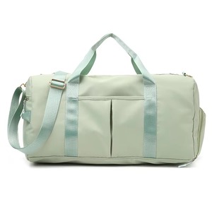 Custom Logo Personalized Oxford Cloth Lightweight Travel <b>Bag</b> Large Capacity Sports Gym <b>Storage</b> <b>Zipper</b> Low MOQ Garment Duffle <b>Bag</b> - Product Image 4