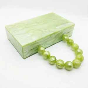 Elegant Pear Evening Resin <b>Clutch</b> Imitation Pearl <b>Gold</b> Plated Luxury Butterfly Solid Charm <b>Clutch</b> Complete Set Women's Wedding - Product Image 3