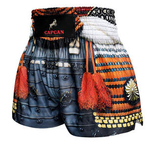 กางเกงต่อยมวยสำหรับผู้ชายกางเกงต่อยมวยแบบใหม่ล่าสุดพิมพ์ลายเสื้อคาราเต้มวยไทยกางเกงเอวกลางผ้าคอตตอนใหม่ผ้าซักตกแต่ง - Product Image 3