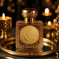 Étiquette autocollante personnalisée en métal pour parfum, logo de marque en relief, impression sérigraphique, étanche, pour parfum