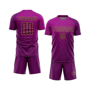 Camiseta de Fútbol Personalizada, Uniforme de Fútbol de Secado Rápido, Uniforme de Fútbol Transpirable, Uniforme de Fútbol al por Mayor de Poliéster - Product Image 4