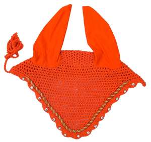 ผ้าคลุมหน้าป้องกันแมลงวันเนื้อนุ่มระบายอากาศได้ดีหมวกใบหูม้าผลิตจากปากีสถานสำหรับการฝึกขับขี่อุปกรณ์ป้องกันแมลงวัน - Product Image 4