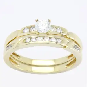 2023 Fine Jewelry produttore 18K oro puro fidanzamento di lusso fedi nuziali in oro giallo per le donne