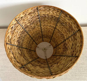 โคมไฟผักตบชวาตกแต่งสไตล์ฝรั่งเศสทรงกลมทำด้วยมือสไตล์คลาสสิกจากเวียดนาม - Product Image 5