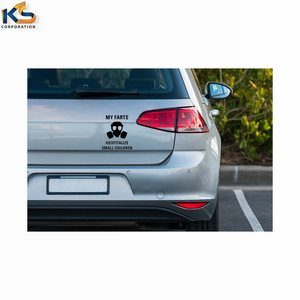 Calcomanía de pedos divertida personalizada, pegatina de resistencia al sol para ventana de coche o calcomanías de pared de vidrio, calcomanías de coche personalizables para vehículos - Product Image 6