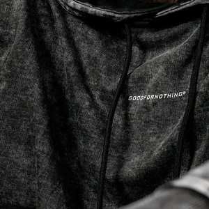 Meilleure vente entièrement personnalisée 400 GSM polaire lavé à l'acide imprimé personnalisé pull à capuche à vendre en vrac - Product Image 6