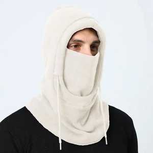 Hat Winter Balaclava Neck Warmer Fleece Hoods Woman Man Full <b>Face</b> Balaclava DDP Shipping - Product Image 5