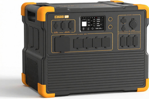 Stazione di Alimentazione Portatile PE 3072Wh E3600LFP, Generatore con 5 Prese AC da 3600W - Product Image 1