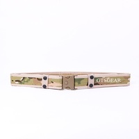 Ceinture tactique robuste pour l'extérieur, imperméable, réglable, boucle en plastique à dégagement rapide, toile pour hommes, 100-135 cm, OEM GTSGEAR BLT01