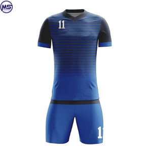 ชุดฟุตบอล 2023 แบบใหม่ ผลิตจากวัสดุแห้งเร็ว ขายส่ง ชุดฟุตบอลครบชุด คุณภาพสูง - Product Image 4