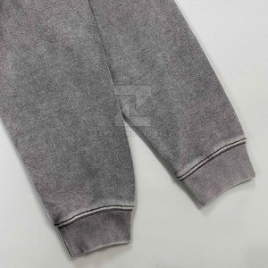 Sudaderas con capucha de lavado ácido para hombre de moda de calidad superior sólido invierno 100% algodón básico de tamaño personalizado - Product Image 4