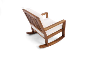 Safavieh Vernon Rocking <b>Chair</b> Featuring Smooth Rocking Motion Comfortable Seat and Sturdy Frame for <b>Relaxing</b> Indoor Use - Product Image 5