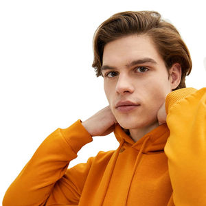 Hip Hop Streetwear 100% coton à capuche poids lourd épais respirant personnalisable anti-rétrécissement uni teint blanc coloré sweats à capuche - Product Image 2