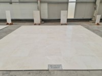 Dalles de marbre poli effet crème vanille pour sols et plafonds, design bordure naturelle, luxe, pour intérieur, hôtel, salle de bain, cuisine, escalier