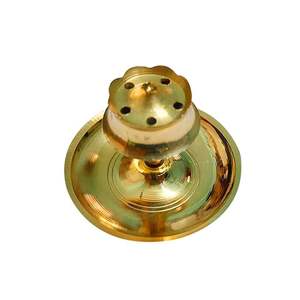 Brûleur d'encens religieux en métal Style chinois rétro en laiton sculpté à la main petit porte-encens écologique ornements de maison - Product Image 6