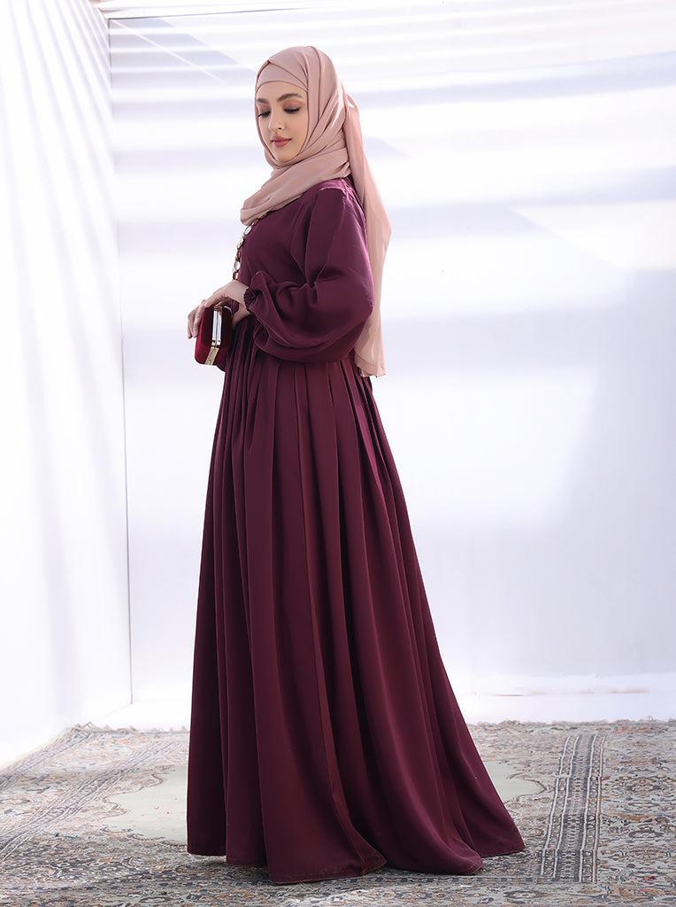 muslim dresses Homenesgenics Dresses for Women Muslim Festival Party Sun Dress Muslim Dress Spring Long Sleeve Oversize Gown