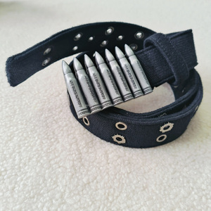 Cinturón <span class=keywords><strong>de</strong></span> Algodón para Hombre con Doble Ojal Metálico, Diseño Moderno con Ojales Personalizados - Product Image 4
