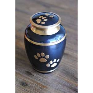 Urnes de crémation souvenir noir et rose Fournisseur de funérailles animales Ensembles de cadeaux d'urne à empreinte de papaye Urnes de crémation décoratives pour petits animaux de compagnie Dernières - Product Image 6