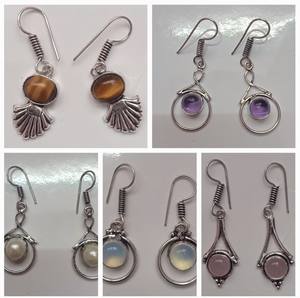 Fashionable Designer Hoop Earrings ER-180523K Handmade with Natural Finish Brass Trendy Look for <b>Weddings</b> and <b>Tops</b> - Product Image 3