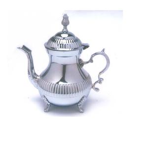 Wholesaler Glossy Silver Finished Metal Kettle <b>Set</b> for Tea Coffee Handmade Kitchen Tabletop Tea Kettle <b>Pot</b> <b>Set</b> Classic Style - Product Image 5