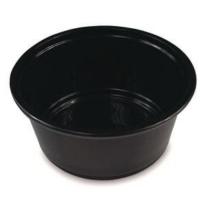 Boardwalk BWKPRTN325BL 3.25 Oz. Vasos de Polipropileno para Soufflé/Portiones - Negros 2500/Caja - Product Image 2