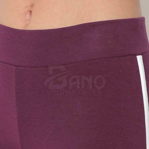 Mallas deportivas de gimnasio de tela de punto de LICRA/poliéster transpirable de cintura alta para mujer Servicio OEM de control de barriga de fitness activo - Product Image 4