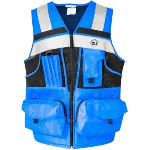 Plusieurs tailles OEM Workwear Crew Construction ANSI Classe 2 Polyester imperméable haute visibilité Gilet de sécurité réfléchissant - Product Image 1