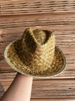 Chapeau Fedora Fait Main de Haute Qualité en Feuilles de Pandanus Naturelles Écologique pour Usage Unisexe - Activités de Pêche en Plein Air - Caryln