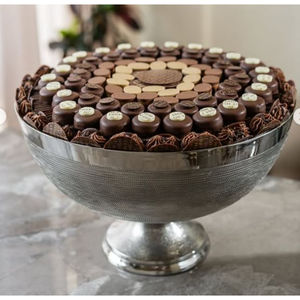 Diseño atractivo Cuenco de dulces de chocolate Gran calidad Cuenco de metal negro Hotel decorativo para servir Cuenco de catering Precio más bajo - Product Image 2