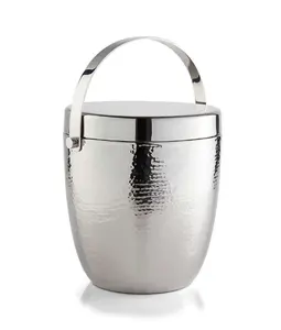 Antique Steel Ice Champagne Bucket Hotels and Restaurants Supplies Stainless Steel Ice Bucket Champagne Cooler Ice Bucket
