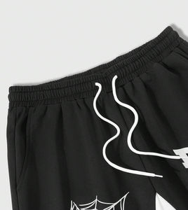 Pantalones de chándal acampanados con estampado DTF personalizados para hombre, pantalones de chándal acampanados con bloque de color y cintura con cordón de alta calidad para hombre - Product Image 5