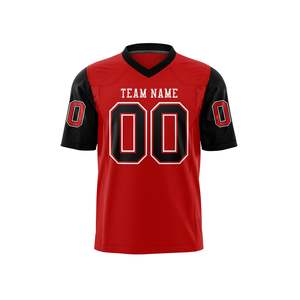 Camiseta de fútbol americano de alta calidad personalizada al por mayor, camiseta de fútbol transpirable de secado rápido, fabricada en Pakistán - Product Image 3