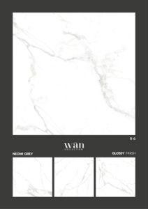 Azulejos de porcelana de mármol blanco Premium brillante Statuario 600x600mm adhesivo para Interior para Hoteles Apartamentos Villas Firebrick - Product Image 3