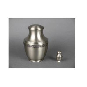 Urna Funeraria de Aluminio de Diseño Dorado, Directo de Fábrica, Urna de Metal Premium para Cenizas Humanas, Fabricante OEM Personalizado, Urna Conmemorativa - Product Image 4