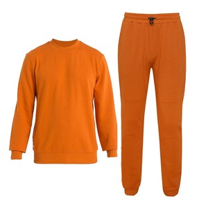 Marque privée de bas personnalisé de luxe, sweat-shirt à col rond rétro pour homme, survêtement unisexe avec logo, survêtement avec broderie personnalisée pour hommes - Product Image 1