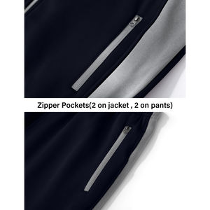 Conjunto Deportivo Informal para Hombre al por Mayor, Transpirable, de Forro Polar, con Cremallera Completa, Talla Grande, para Deportes de Invierno - Product Image 6