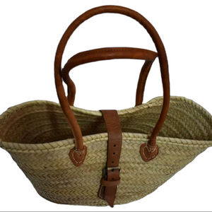 กระเป๋าตะกร้าสไตล์วินเทจที่มีสองมือจับชนิดเปิดปิด - Product Image 6