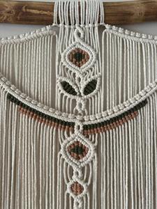 Decoración de Pared de Macramé Blanco de Estilo Tradicional, Ideal para Restaurantes, Cafeterías, Hogares y Decoración de Interiores Elegante, Procedente de la India - Product Image 6