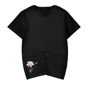 New Custom Logo And Design Embroidered T-<b>shirt</b> Custom T <b>Shirt</b> Ringer Printing 100% Cotton Digital Color Embroidered T-<b>shirt</b> - Product Image 3