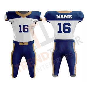 Uniformes de Fútbol Americano Juveniles al por Mayor, Sublimación Personalizada de Fábrica, Ropa Deportiva Transpirable - Product Image 6