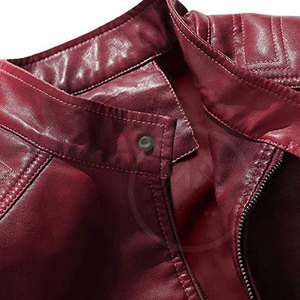 Chaqueta de cuero cálida de invierno transpirable para hombre, chaqueta de cuero informal para hombre a precio razonable - Product Image 4