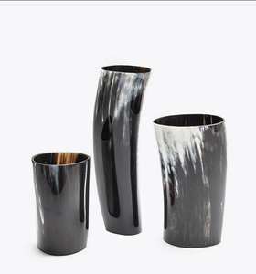 ชุดแก้วช็อตสไตล์ไวกิ้งยุคกลาง ขายดี ทำจากเขาควายแท้ ดีไซน์แบบยั่งยืน รับออกแบบตามสั่ง คุณภาพสูง มีตัวอย่างให้ฟรี - Product Image 1