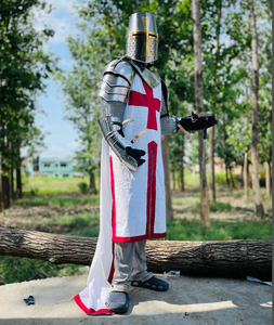 Costume de chevalier de reconstitution historique-Costume de chevalier templier-Costume d'armure de chevalier d'armure de Cosplay | Chevaliers croisés - Product Image 2