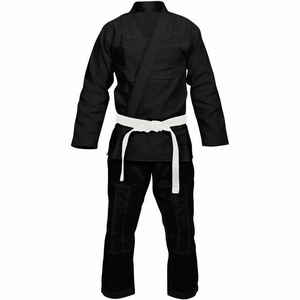 Arts martiaux lavés personnalisés OEM Gi Wear brésilien Jiu Jitsu Gi Kimono 12 oz uniforme de karaté en coton lourd - Product Image 1
