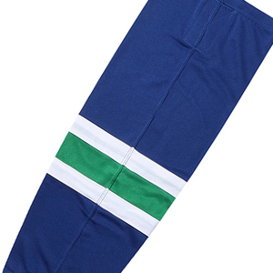 Chaussettes en polyester de hockey sur glace de sport respirantes à séchage rapide de haute qualité Chaussettes en polyester de hockey sur glace de couleur vierge en gros - Product Image 6
